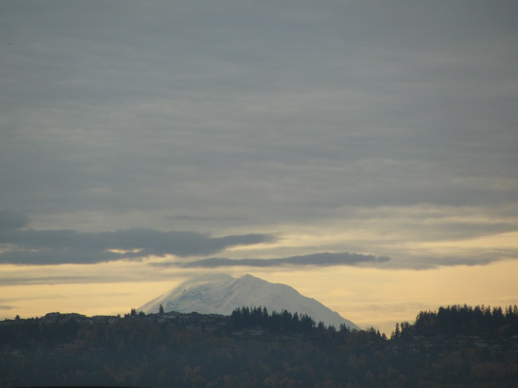 Clouds over Mt. Ranier