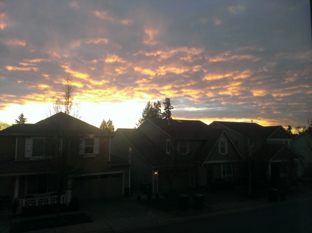 At the beginning of a new beautiful day!